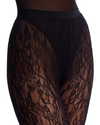 【関税込み】WARDROBE.NYC ブラック レースタイツ WARDROBE.NYC Lace Tight | Shopbop