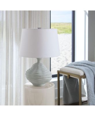 Oasis Table Lamp with White Linen Shade