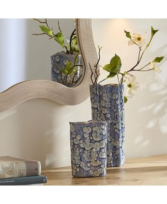  Cloud Ceramic Decorative Set of 2 Vases