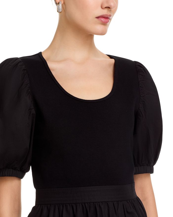 Puffed Sleeve Dress