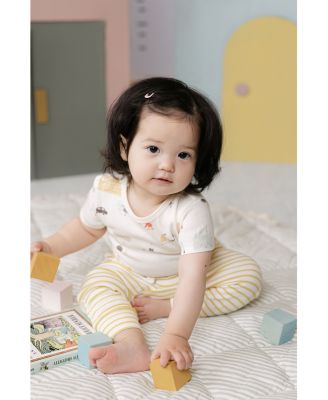 Short Sleeve Shoulder Snap One Piece - Baby