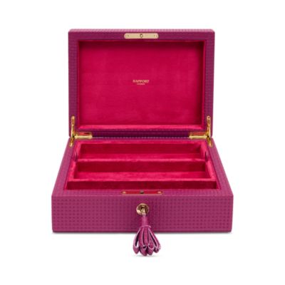 Charlotte Leather Jewelry Box