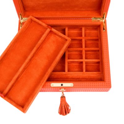 Charlotte Leather Jewelry Box