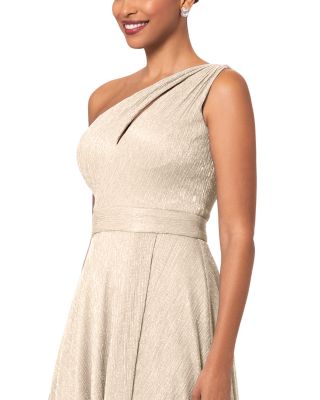 One Shoulder Evening Gown