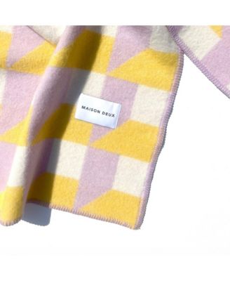 Cubics Blanket, 4.25' x 6.5'