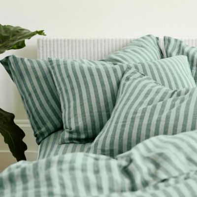 Pembroke Stripe Linen Pillowcase Pair, King