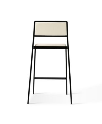 Gale Performance Faux Leather Stackable Stool, Set of 2