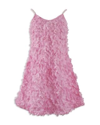 Lola + The Boys - Girls' 3D Flowers Dress - Little Kid, Big Kid