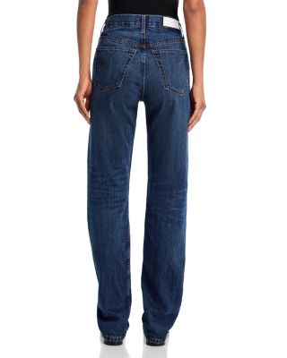 The Blondie High Rise Jeans in Off Beat Blue