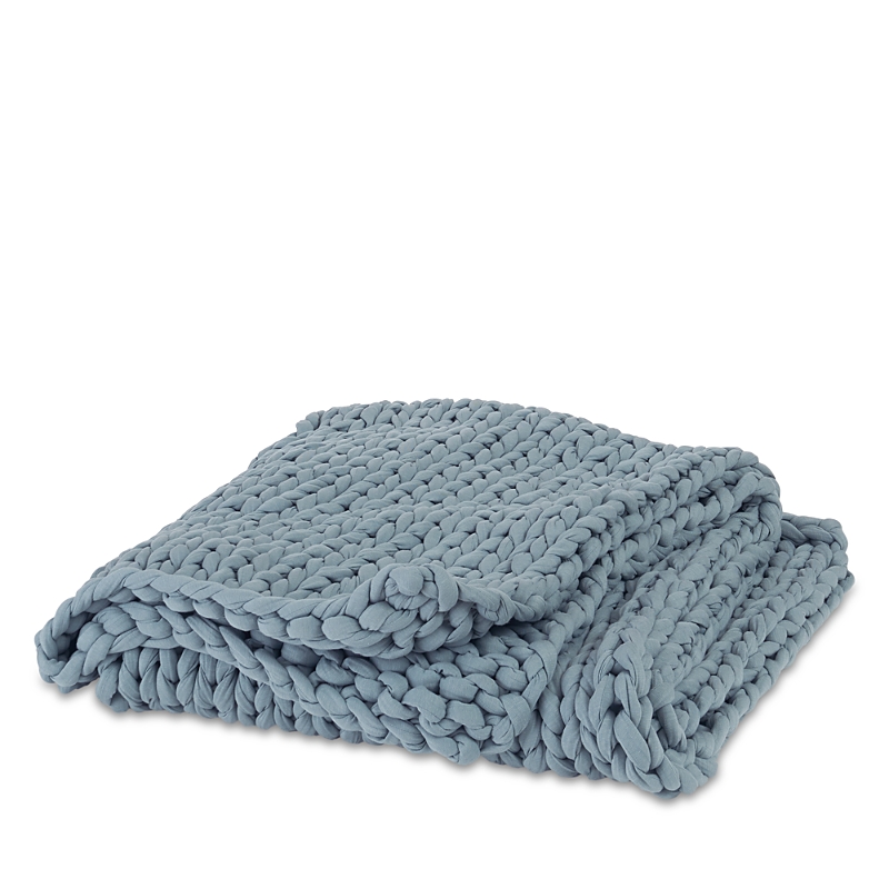 Bearaby Tree Napper Cooling Weighted Blanket, Medium 15 Lbs. In Blue