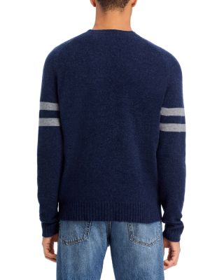 Merino Wool Striped Sleeve Sweater - Exclusive