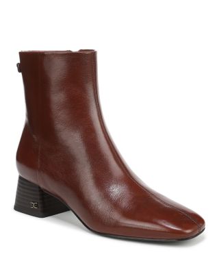 Women's Paige Square Toe Block Heel Ankle Booties