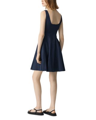 Sleeveless Poplin Mini Dress