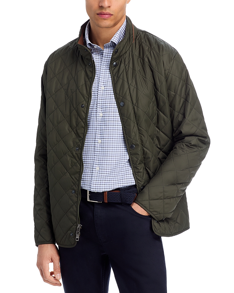 Peter Millar Suffolk Coat In Green