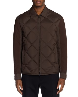 Aiguille Quilted Mixed Media Jacket