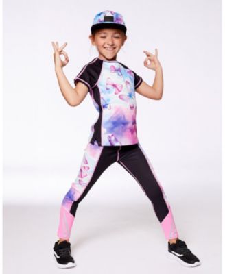 Girls' Printed Short Sleeve Athletic Top - Big Kid