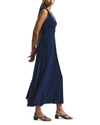 Misha Matte Jersey Ruched Dress