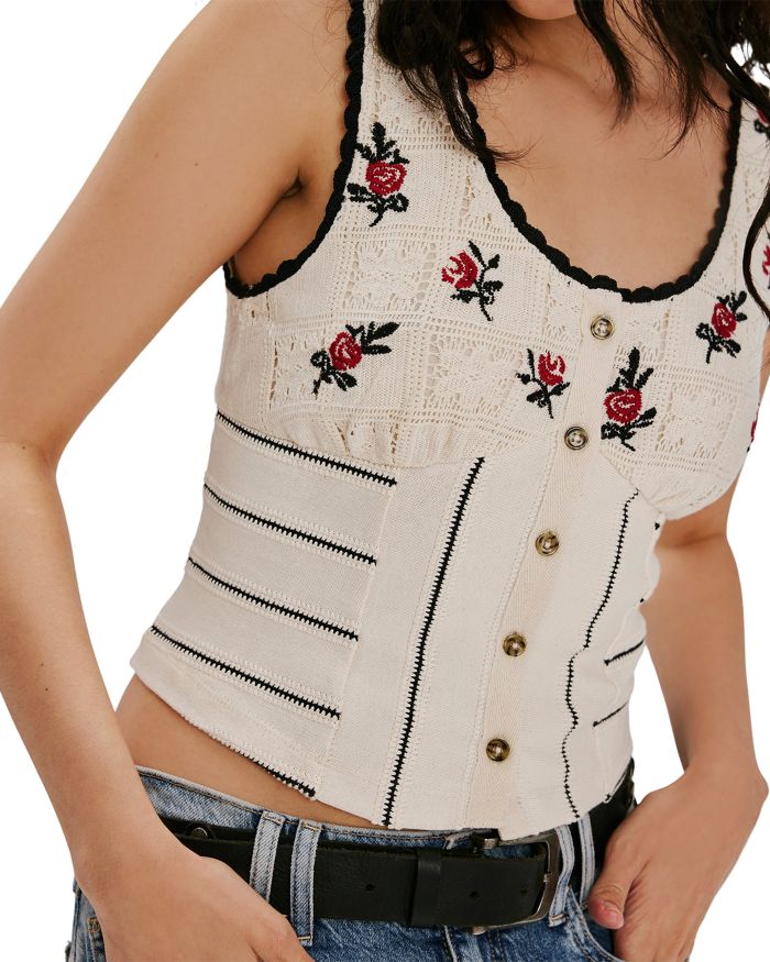 Rosebud Knit Top