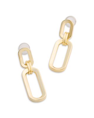 Shashi - Oval Drop Earrings
