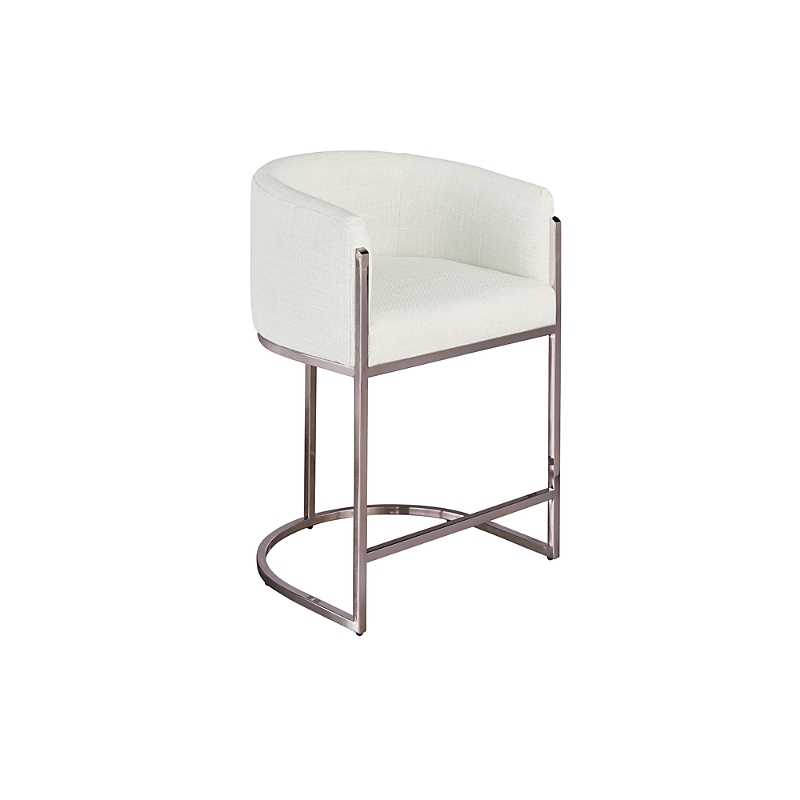 Universal Audrey Counter Chair In White