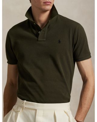 Custom Slim Fit Mesh Polo Shirt