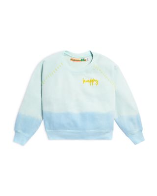 Girls' Embroidered HAPPY Crewneck Sweatshirt - Big Kid
