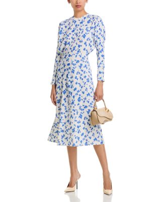 Printed Dolman Sleeve Midi Dress - Exclusive