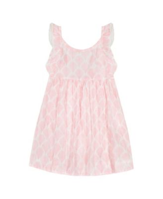 Mer St. Barth - Girls' Daphne Flutter Sleeve Dress - Little Kid, Big Kid
