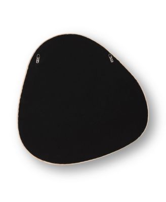 Klaryss Wood Triangular Mirror