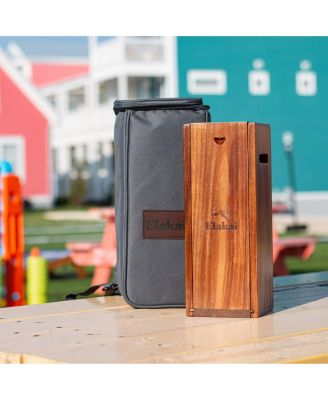 Classic Acacia Woodlander Mountain Blocks Set