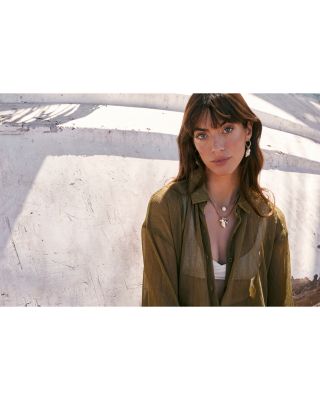 Oleana Charm Necklace, 16"-18"