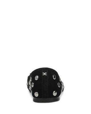 Women&#39;s Alie Stud Leather Ballet Flats