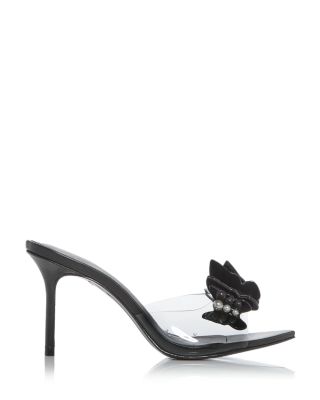 Women's Vanessa Butterfly & Faux Pearl Mule Sandals