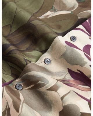 Wetherb Bold Bloom Print Regular Fit Shirt