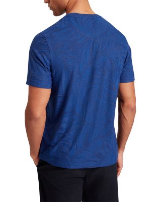 Jessper Jacquard Leaf Print Tee