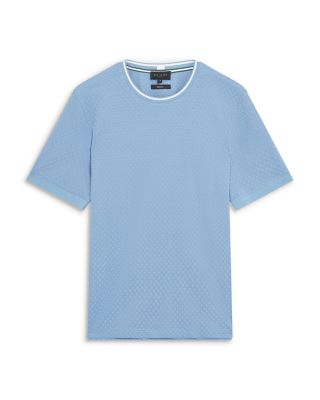 Hagen Branded T Texture Cotton Stretch Tee