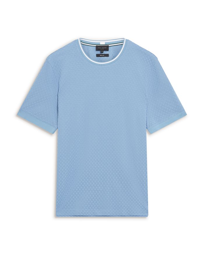 Hagen Branded T Texture Cotton Stretch Tee