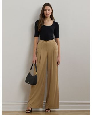 Rib Knit Cotton Blend Elbow Sleeve Tee