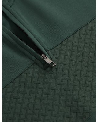 Simonea Textured Panel Half Zip Sweatshirt