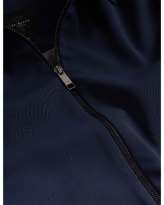 Cialdaj Woven Texture Harrington Jacket