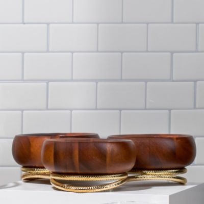 Braid Gold Condiment Server