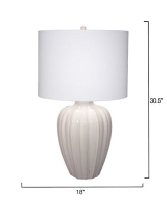Seraphina Ceramic Table Lamp with Linen Shade