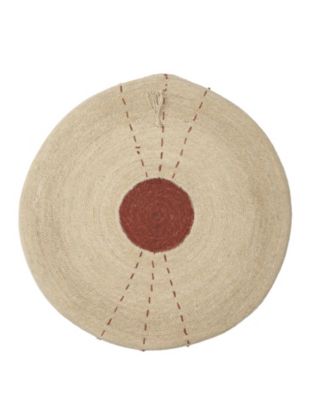 Sundial Seagrass Round Wall Art
