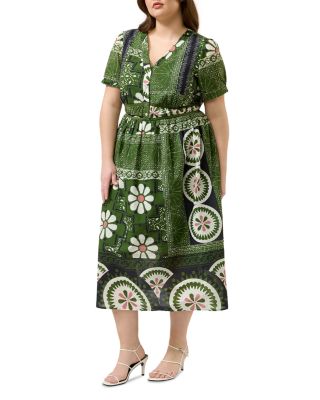 Ethereal Tile Print Dress