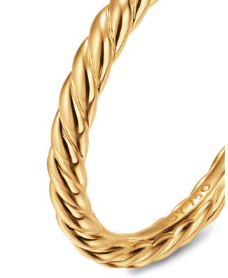 18K Yellow Gold DY Unity Cable Band Ring