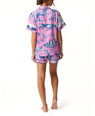 Marfa Toile Pajama Shorts Set