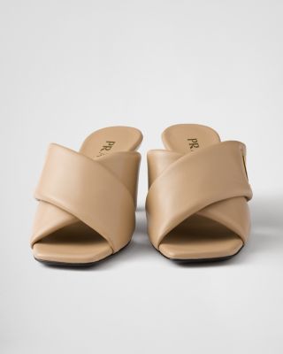 Women's Padded Nappa Leather Sandals