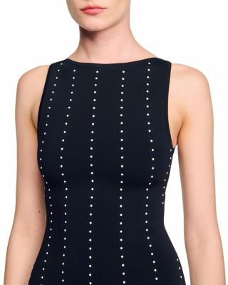 Fringed Knit Maxi Dress