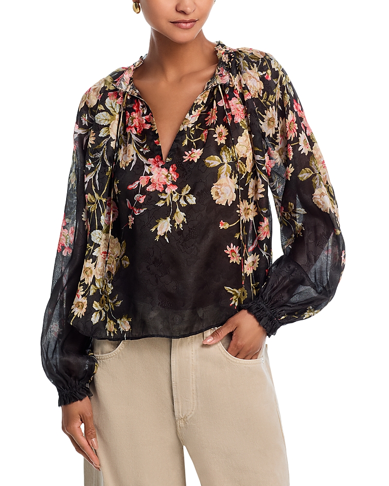 Sea Jolie Floral Print Top In Multi