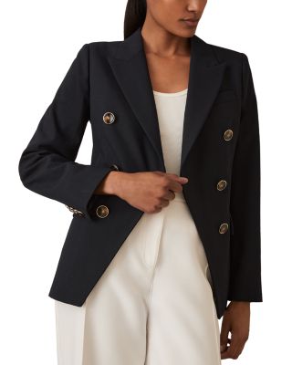Lia DNA Double Breasted Blazer Navy